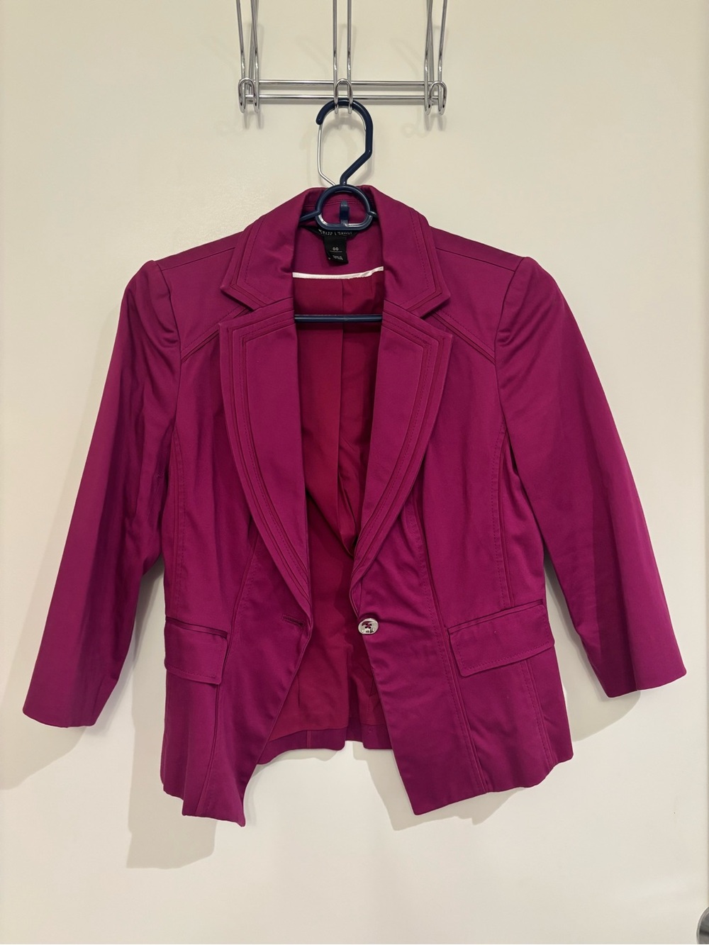 Women's White House | Black Market, Magenta Tailored Blazer